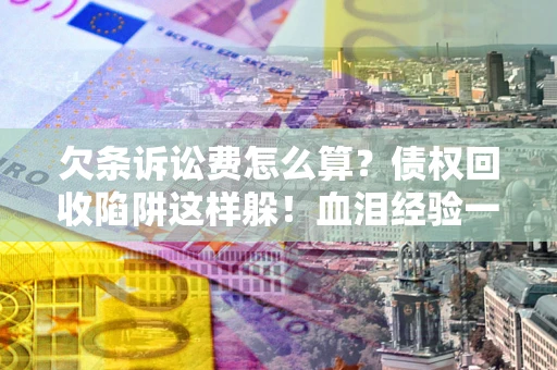 济南欠条诉讼费怎么算？债权回收陷阱这样躲！血泪经验一次讲透
