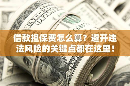 济南借款担保费怎么算？避开违法风险的关键点都在这里！