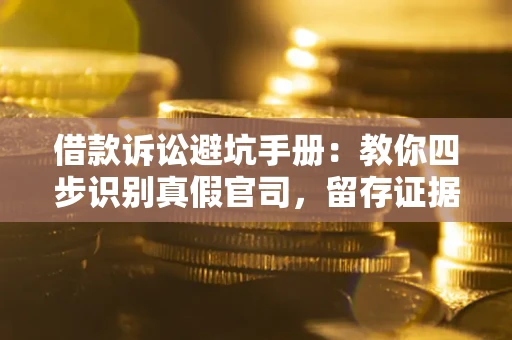 济南借款诉讼避坑手册：教你四步识别真假官司，留存证据不踩雷