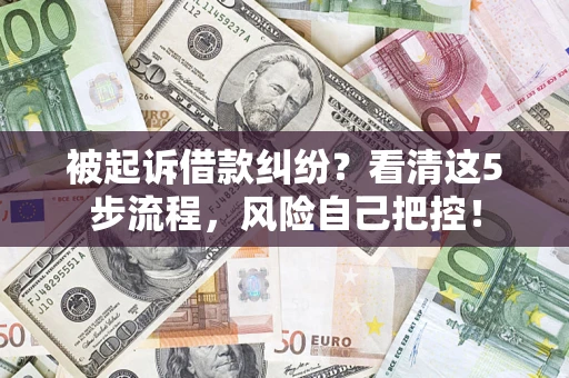 济南被起诉借款纠纷？看清这5步流程，风险自己把控！