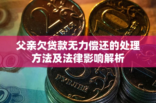 济南父亲欠贷款无力偿还的处理方法及法律影响解析